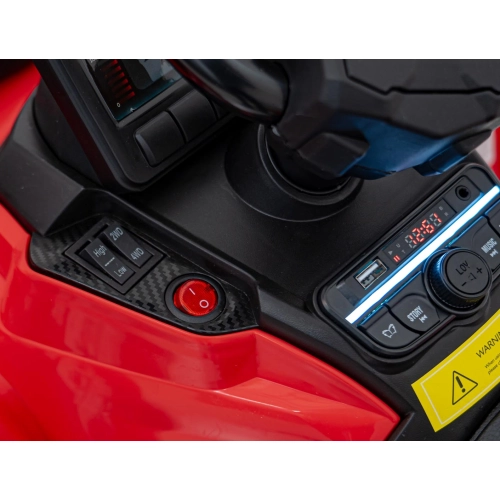 Quad na akumulator dla dzieci Can Am Outlander ATV Czerwony DK-CA005.CR